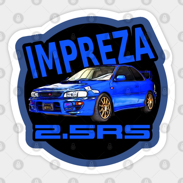 Subaru Impreza 2.5RS Sticker by Gamers Gear